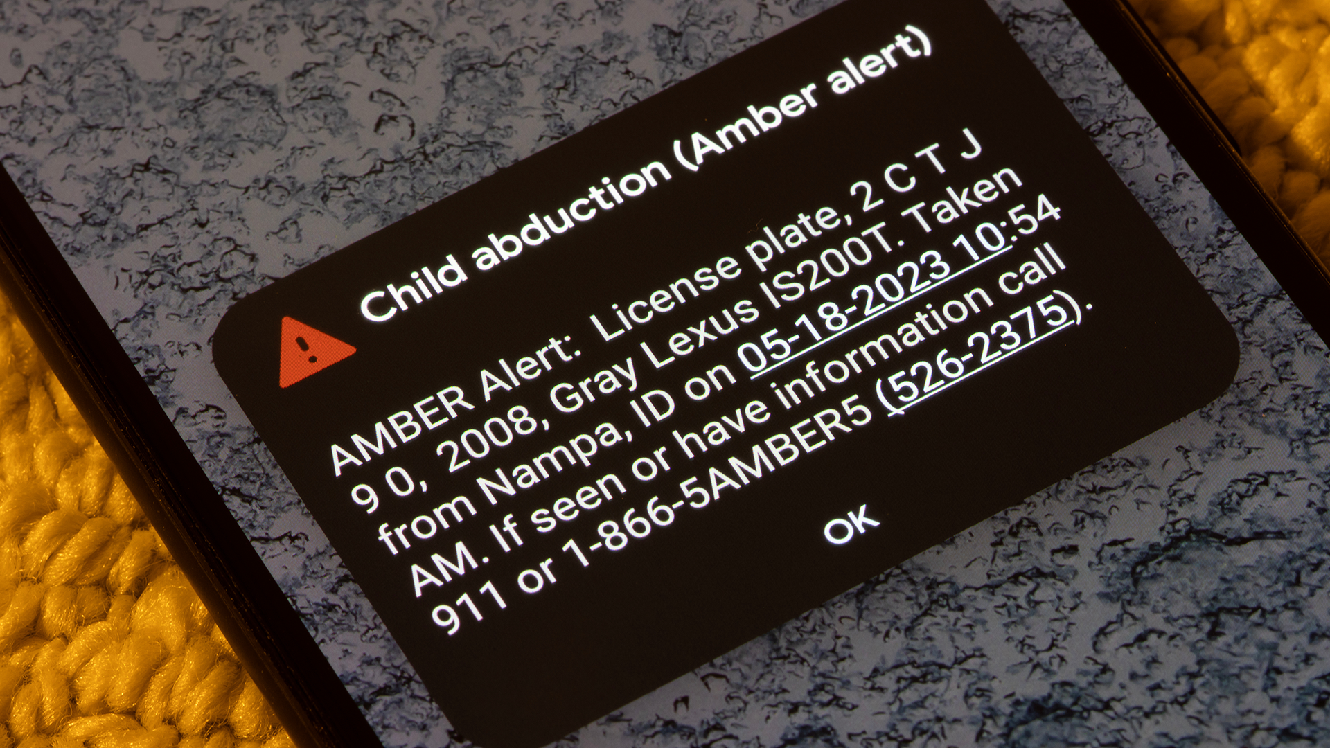 Image for AMBER Alert Notifications